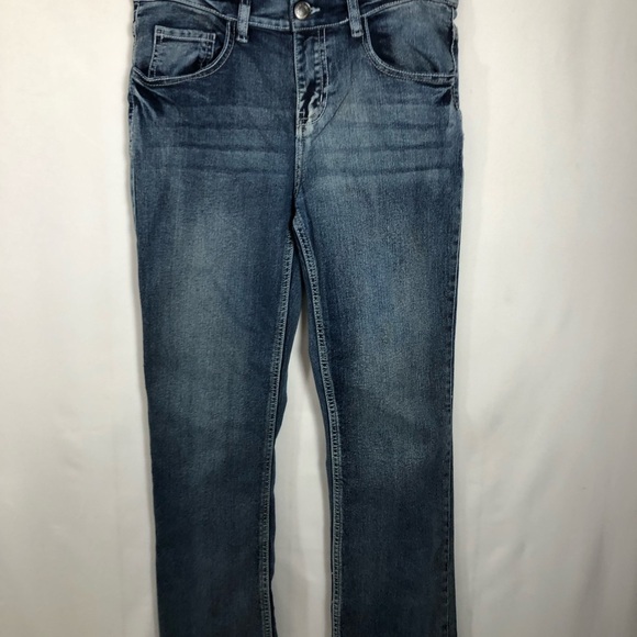 Girls Silver Jeans. 30/26. Has adjustable elastic band waist . - Picture 4 of 10